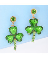 St Patricks Day Accessories Shamrock Earrings St Patrick&#39;s Day Party Dec... - $17.00