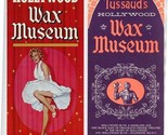 2 Hollywood Wax Museum Brochures Tussaud&#39;s Marilyn Monroe 1950&#39;s - 1960&#39;s - $27.72
