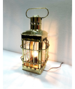 Lámpara eléctrica de latón antiguo, farol colgante decorativo, lámpara d... - £45.68 GBP