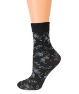 BestSockDrawer BARI 60DEN socks with lilac roses - £7.82 GBP