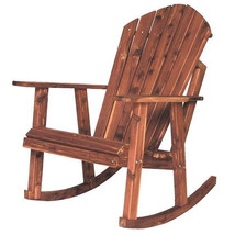 Adirondack Rocking Chair - Amish Red Cedar Outdoor Armchair Rocker - £522.75 GBP