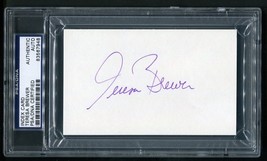 TERESA BREWER SIGNED INDEX CARD MUSIC! MUSIC! MUSIC! I LOVE MICKEY MANTL... - $58.79