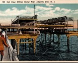 Pesca Rete Haul Million Dollar Pier Atlantic Città Nj Unp Wb Cartolina L8 - $5.08