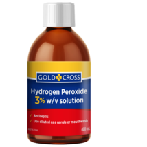 Gold Cross Hydrogen Peroxide 3% w/v 400mL Solution - $81.98