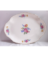 SCIO OHIO Pottery  Hazel Pattern 1940&#39;s Floral Platter Ranson Shape No B... - £26.73 GBP