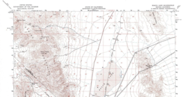 Roach Lake Quadrangle Nevada-California 1955 Topo Map USGS 15 Minute Top... - £17.17 GBP