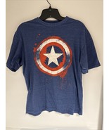 Mens Captain America Shirt Medium Blue Marvel Retro T-Shirt - €8,46 EUR Mens Captain America Shirt Medium Blue Marvel Retro T-Shirt - €8,46 EUR