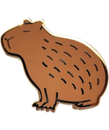 Pinsanity Cute Capybara Enamel Lapel Pin - £11.90 GBP