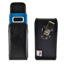 Turtleback Galaxy Note 8 Vertical Leather Case for Otterbox DEFENDER Metal Clip - $37.99