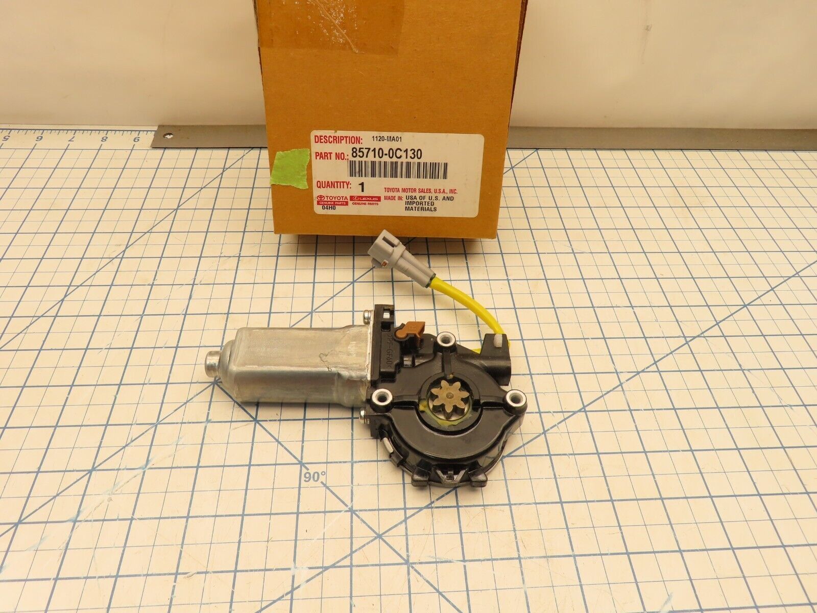 Toyota 85710-0C130 Power Window Motor for Rear Hatch Tailgate - $241.86