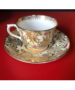 Mismatched China Tea Cups and Saucers ~ Set of 4 - £41.13 GBP