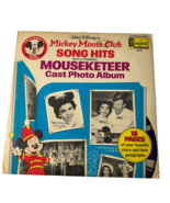 1975 Mickey Mouse Club Song Hits W_ Mouseketeer Cast Photo Album - £13.33 GBP