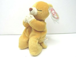 Ty Beanie Baby HOPE Praying Bear Retired March 23 1998 RARE Tag Errors Retro Toy - £31.26 GBP