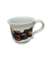 See&#39;s Candies Candy Chocolate Truffles Tea Coffee Mug Cup Sees Candy Vin... - £9.69 GBP