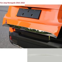   Renegade 2016 2017 2018 car Stick body styling cover stainless steel Rear door - £111.72 GBP