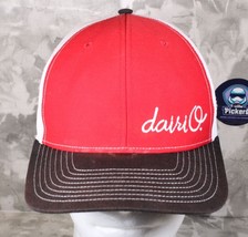 Dairi-O Fast Food Restaurants Employee Hat Ball Cap Strapback Red Black - £9.12 GBP