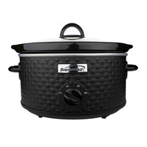 Brentwood 3.5 Quart Diamond Pattern Slow Cooker in Black - $104.99