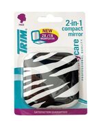 Trim Zebra Print 2 in 1 Compact Mirror with Magnetic Closure - $14.07 CAD