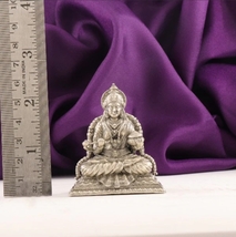 BIS HALLMARKED 925 Silver Antique 3D Annapurna Idol - pure silver gift items  - £62.16 GBP+