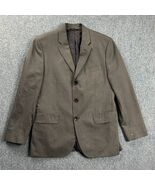 Banana Republic Blazer Mens 40S Brown Suit Jacket Polyester Blend Adults - $529.15 MXN