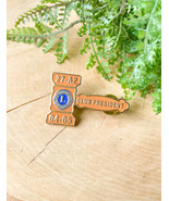 Lions Club District 27-A2 Wisconsin Lapel Hat Pin Gold Vintage - $22.31 CAD
