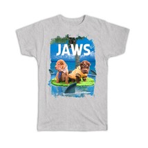 Sharpei Island Sharks : Gift T-Shirt Jaws Shark Dog Pet Funny Cute - £14.13 GBP