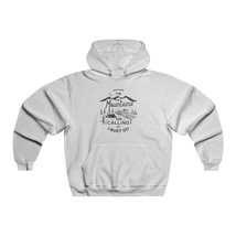 Outdoorsy NUBLEND® Hooded Adult Sweatshirt: Mountain Range Illustration - £34.02 GBP+