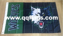 Minnesota Timberwolves Flag 3x5ft Banner Polyester Basketball wolves014 - $20.00