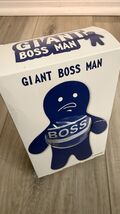 Giant Boss Man Stress Reliever Ball Festive Voice 7" Gel Doll Figure FRE... - $14.35