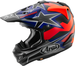 Arai Adult MX Offroad VX-Pro4 Stars &amp; Stripes Helmet Black Frost XS - $759.95