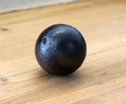3&quot; Cast Iron Ball Cannon Ball Replica Crafts Wrought Iron Fences Solid C... - £18.95 GBP
