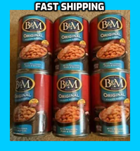 6 - B&amp;M ORIGINAL BAKED BEANS, 16 Oz Cans (6 Cans Included) - £9.90 GBP