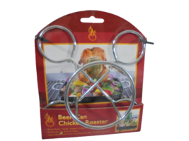 Beer Can Chicken Roaster Rack Chicken Holder Stainless Steel Grilling BBQ New - £5.32 GBP