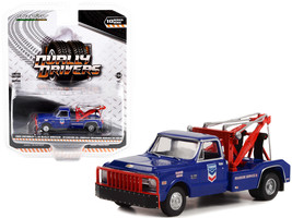 1969 Chevrolet C-30 Dually Wrecker Truck Dark Blue &quot;Standard Oil Company... - $23.64