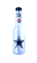 Dallas Cowboys NFL Jumbo 21&quot; Team Color Clear Bottle Savings Coin Bank - £26.80 GBP