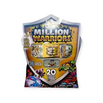 Million Warriors 20 Pack Blind Bags Box With Launcher #6062314 Silver Box NEW - £17.88 GBP