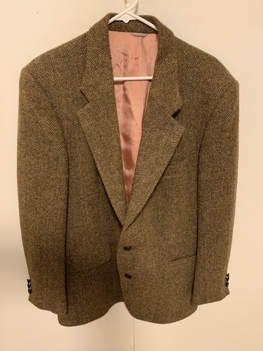 Harris Tweed Rayas Espiguilla Chaqueta Americana Hombre Talla 42 Item image 10