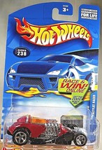 2002  Hot Wheels Collector #238 SALTFLAT RACER Red/Black w/Chrome 5 Spoke Wheel - £5.89 GBP