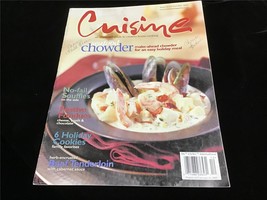 Cuisine Magazine Nov/Dec 2000 Seafood Chowder : Make Ahead Chowder for Easy Meal - £7.96 GBP