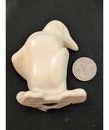 Vintage Penguin Matte White Pottery Miniature Figurine 3 Inch Shawnee? - $25.73