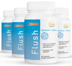 4 Pack Flush, mejora la digestión y combate retención de agua-60 Cápsulas - £99.23 GBP