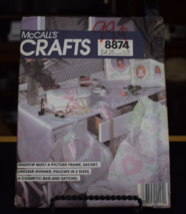 McCall&#39;s 8874 Shadow Quilting Bedroom Vanity Accessories Pattern - £6.98 GBP