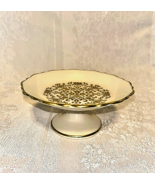 Vintage LENOX Footed Candy Dish - with a RARE 24k Gold Design - Nice - $18.51