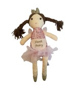 Maison Chic Tooth Fairy Baby Doll Pink Plush Stuffed Toy Pocket For Teet... - $19.67