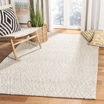 Safavieh Marbella Collection Area Rug - 6&#39; x 9&#39;, Beige &amp; Cream, Handmade Wool, I - $296.99