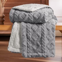 Bedsure Sherpa Throw Blanket For Couch Sofa - Fuzzy Soft Cozy, 50X60 Inches - £31.86 GBP