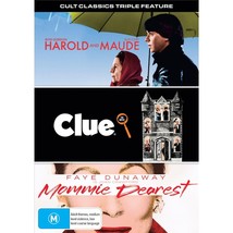 Clue / Harold &amp; Maude / Mommie Dearest DVD | Region 4 - £18.29 GBP