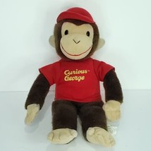 Toy Network CURIOUS GEORGE Brown Monkey Plush Stuffed Animal Doll Toy 16&quot; - £18.19 GBP