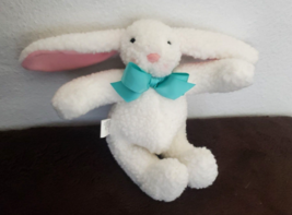 1994 Hallmark Ambassador Bunny Rabbit Plush Stuffed Animal White Sherpa ... - £19.69 GBP