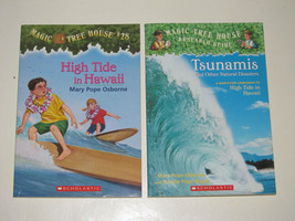Magic Tree House #28 Set - High Tide in Hawaii and Research Guide on Tsunamis - £4.78 GBP